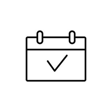 Mail icon. The envelope. line style Stock Illustration