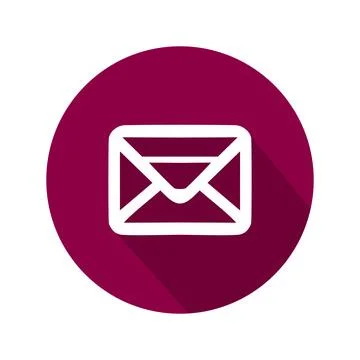 Mail icon. Envelope symbol. Flat design. Vector illustration Stock Illustration