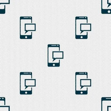 Mail icon. Envelope symbol. Message sms sign. Mail navigation button. Seamles Stock Illustration