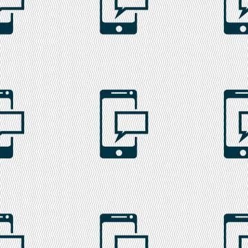 Mail icon. Envelope symbol. Message sms sign. Mail navigation button. Seamles Stock Illustration