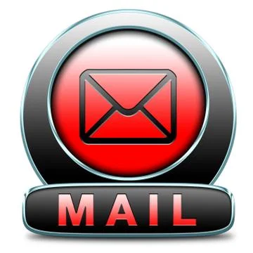 Mail icon Illustrazione stock