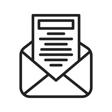 Mail Icon Image. Stock Illustration