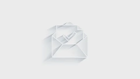 Mail icon isolated on white background. Accounting symbol. Business, education Stockbeeldmateriaal 151526541