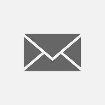 Mail icon isolated on white background. Vector illustration. Stock-Illustration