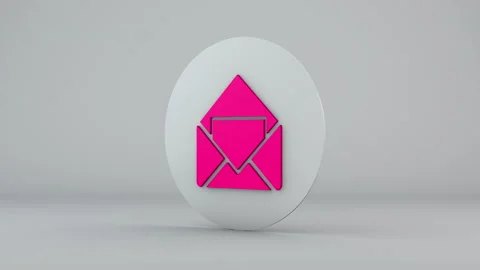 Mail Icon Loop 05 Stock Footage 150865487