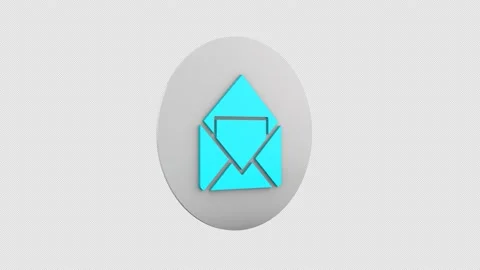 Mail Icon Loop 07 Stock Footage 151158424