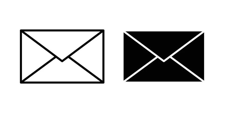 Mail icon or illustration vector symbols Stock Illustration