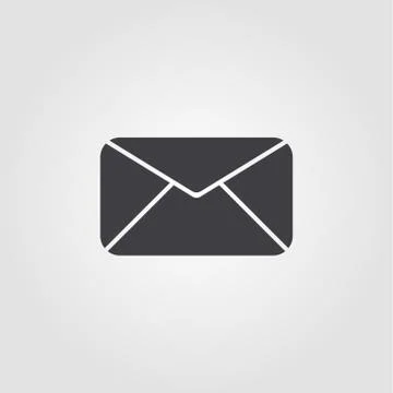 Mail icon. Simple element illustration. Mail pixel perfect icon design from ui Stock Illustration