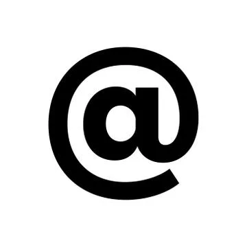 Mail icon simple flat style. E-mail symbol Stock Illustration
