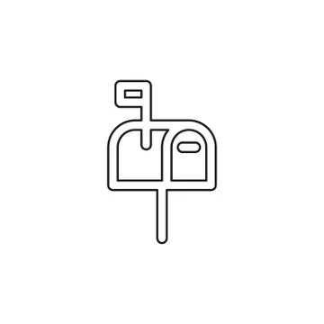 Mail icon - vector email icon - send message Stock Illustration