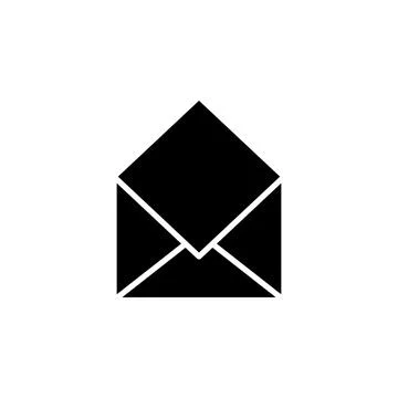Mail icon vector. email icon vector. E-mail icon. Envelope illustration Illustrazione stock