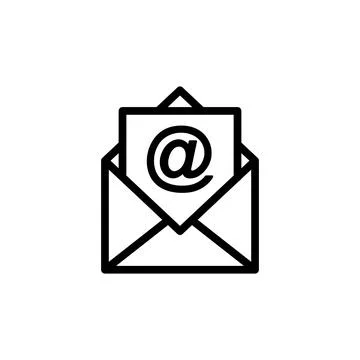 Mail icon vector. email icon vector. E-mail icon. Envelope illustration Stock Illustration