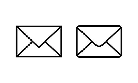 Mail icon vector. email sign and symbol. E-mail icon. Envelope icon Stock Illustration