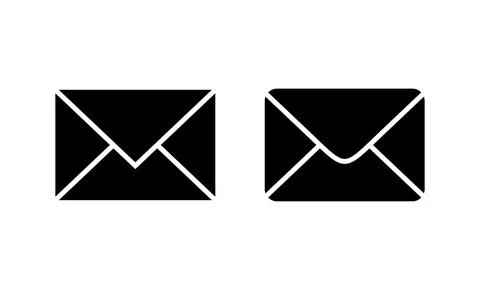 white email icon vector