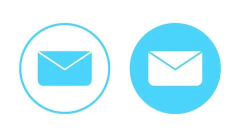 Mail icon vector. email sign and symbol. E-mail icon. Envelope icon Stock Illustration