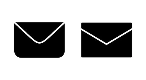 Mail icon vector. email sign and symbol. E-mail icon. Envelope icon Stock Illustration