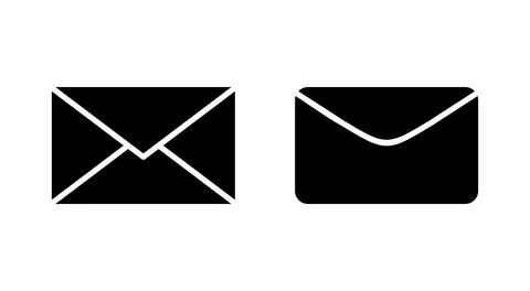 Mail icon vector. email sign and symbol. E-mail icon. Envelope icon Stock Illustration