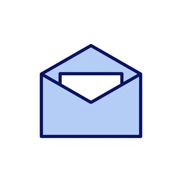 Mail icon vector. email sign and symbol. E-mail icon. Envelope icon Stock Illustration