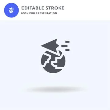 Mail icon vector, filled flat sign, solid pictogram isolated on white, logo Stock Illustration