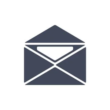 Mail Icon Vector flat design style Stock Illustration