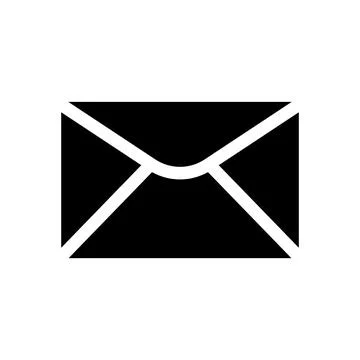 Mail icon vector Illustrazione stock