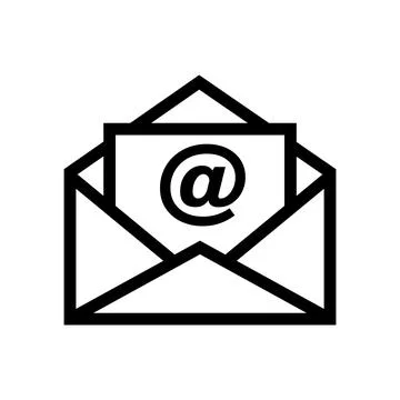 Mail icon vector Stock Illustration