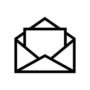 Mail icon vector Stock Illustration