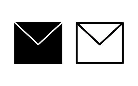 Mail icon vector illustration. email sign and symbol. E-mail icon. Envelope.. Stock Illustration