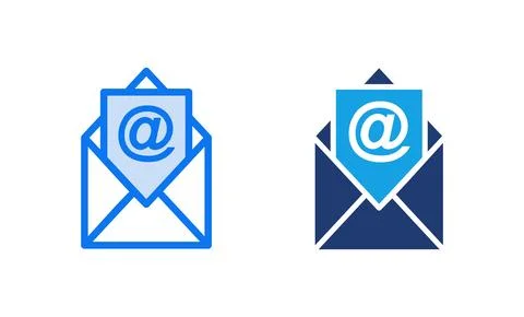 Mail icon vector illustration. email sign and symbol. E-mail icon. Envelope.. Stock Illustration