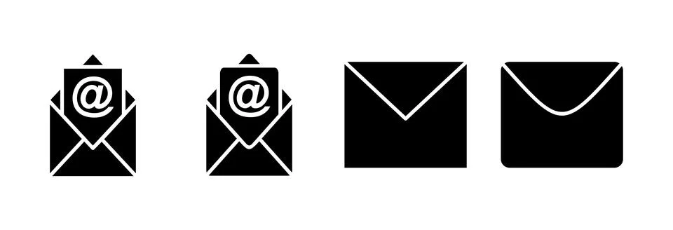 Mail icon vector illustration. email sign and symbol. E-mail icon. Envelope.. Stock Illustration