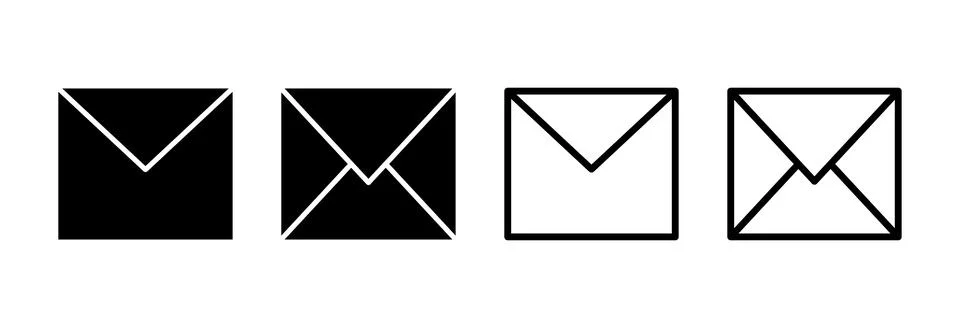 Mail icon vector illustration. email sign and symbol. E-mail icon. Envelope.. Stock Illustration