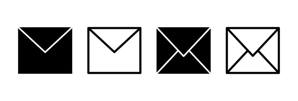 Mail icon vector illustration. email sign and symbol. E-mail icon. Envelope.. Ilustração Stock