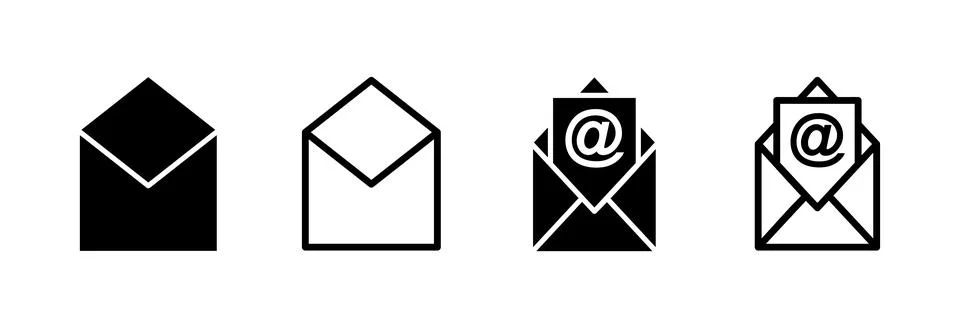 Mail icon vector illustration. email sign and symbol. E-mail icon. Envelope.. Ilustração Stock