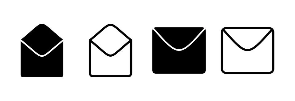Mail icon vector illustration. email sign and symbol. E-mail icon. Envelope.. 스톡 일러스트