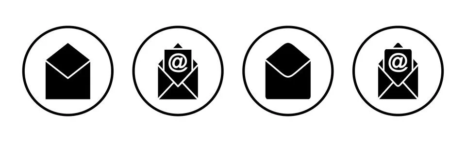 Mail icon vector illustration. email sign and symbol. E-mail icon. Envelope.. Ilustração Stock