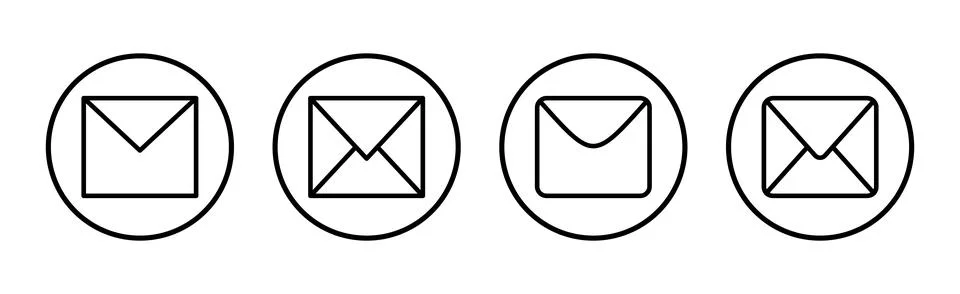 Mail icon vector illustration. email sign and symbol. E-mail icon. Envelope.. Ilustração Stock