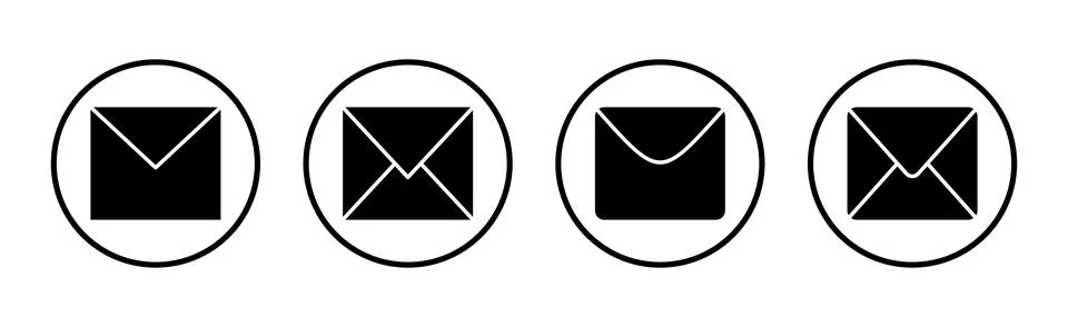Mail icon vector illustration. email sign and symbol. E-mail icon. Envelope.. Stock Illustration