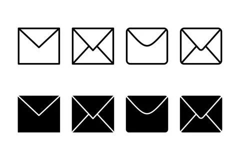 Mail icon vector illustration. email sign and symbol. E-mail icon. Envelope.. Stock Illustration