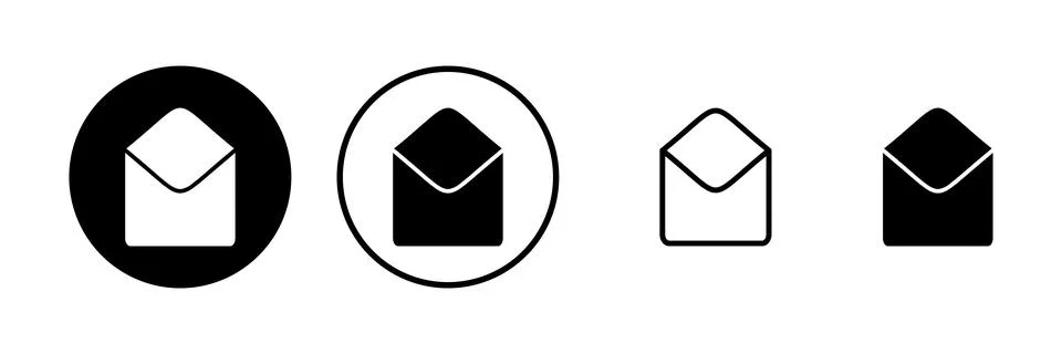 Mail icon vector illustration. email sign and symbol. E-mail icon. Envelope.. 库存插图