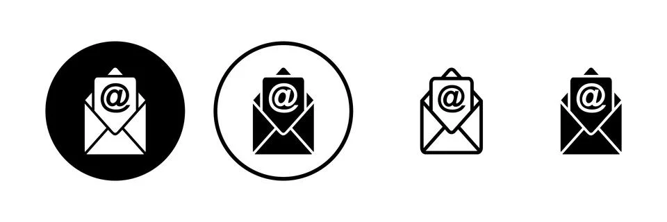 Mail icon vector illustration. email sign and symbol. E-mail icon. Envelope.. Stock Illustration