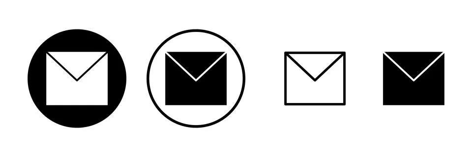 Mail icon vector illustration. email sign and symbol. E-mail icon. Envelope.. Stock Illustration