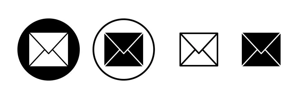 Mail icon vector illustration. email sign and symbol. E-mail icon. Envelope.. Stock Illustration