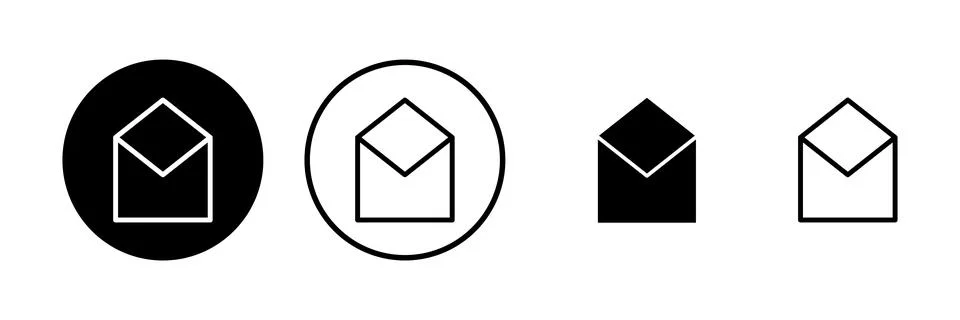 Mail icon vector illustration. email sign and symbol. E-mail icon. Envelope.. Stock Illustration
