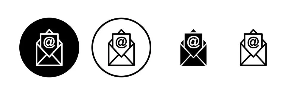 Mail icon vector illustration. email sign and symbol. E-mail icon. Envelope.. Stock Illustration