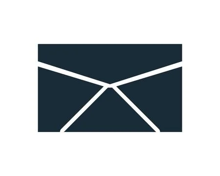 Mail Icon Vector Logo Template Illustration Design Stock Illustration