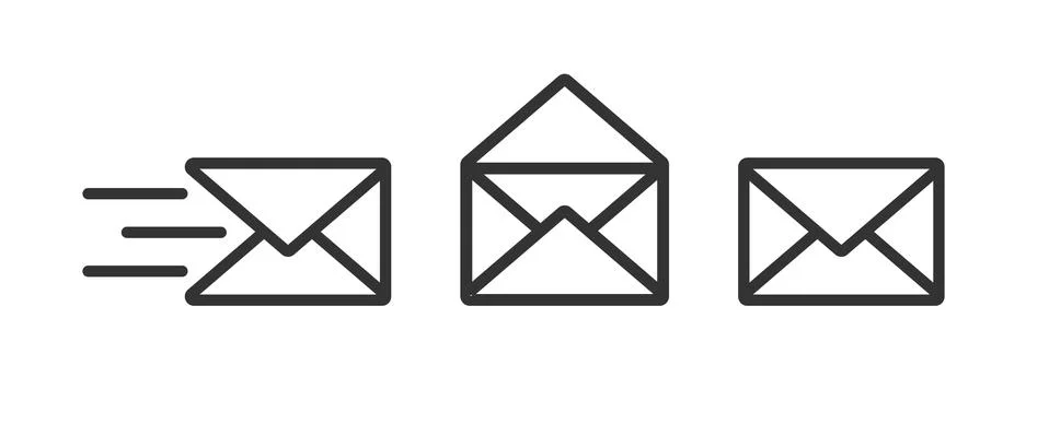 Mail icon . web icon set .vector illustration Stock Illustration