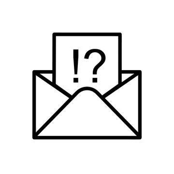 Mail icons isolated. Email vector stock symbol eps10 on white background Stock Illustration