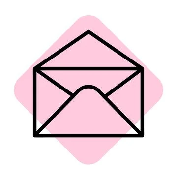 Mail icons isolated. Email vector stock symbol eps10 on white background Stock Illustration