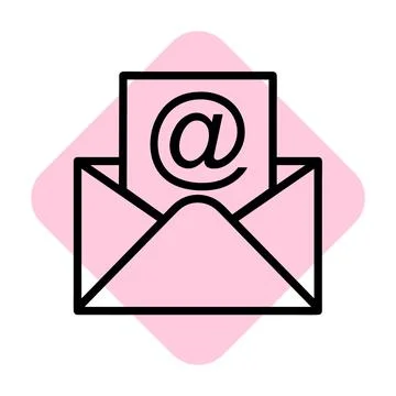 Mail icons isolated. Email vector stock symbol eps10 on white background Stock Illustration