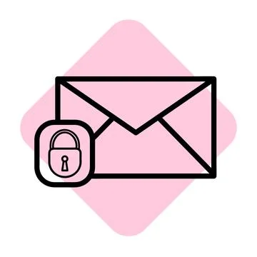 Mail icons isolated. Email vector stock symbol eps10 on white background Stock Illustration